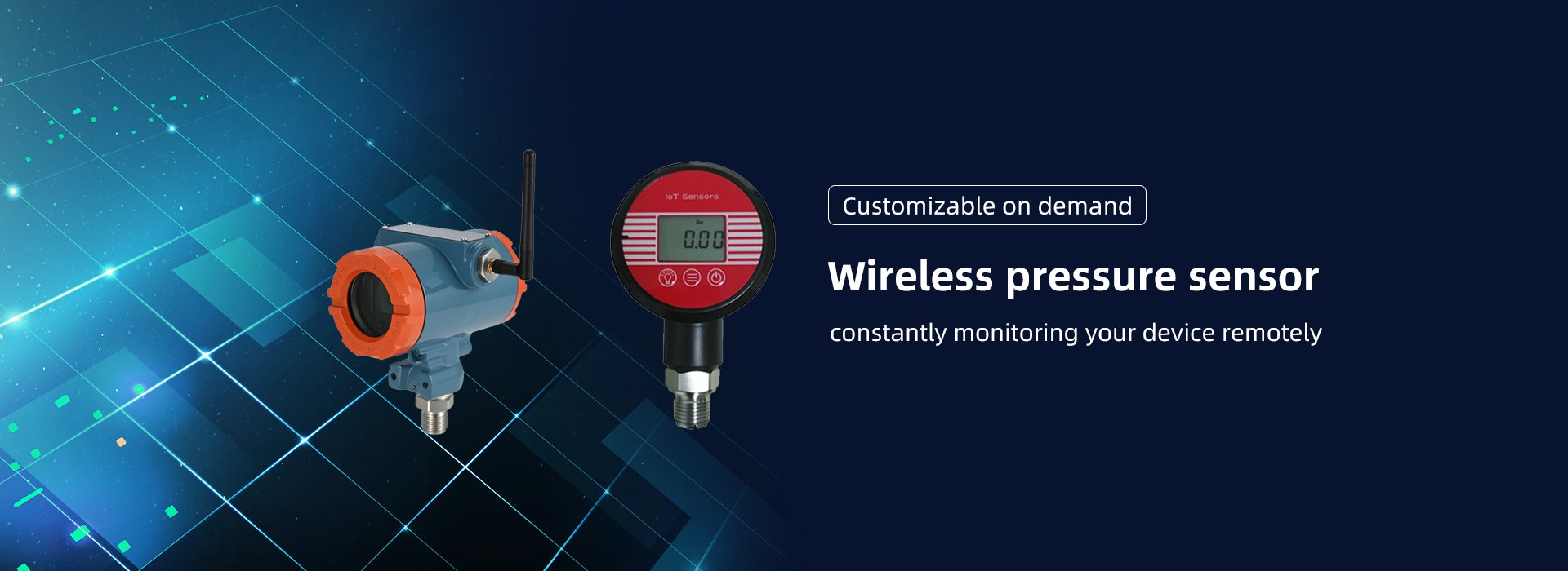 Wireless pressure sensor